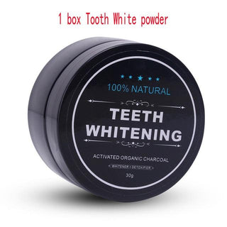 30g Tooth Whitening Powder Activated Bamboo Charcoal Toothpaste  Tartar Stain Removal Natural Teeth Whitening Charcoal Powder