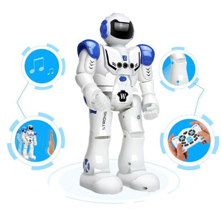 Robot USB Charging Dancing Gesture Action Figure Toy Robot Control RC Robot Toy for Boys Children Birthday Gift