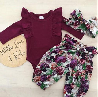 Romper & floral pant