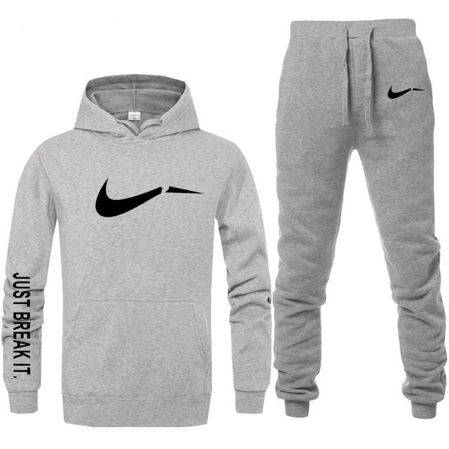 Men's Tracksuit 2 sets of new fashion jacket sportswear men's sweatpants hoodies spring and autumn men's brand hoodies pants